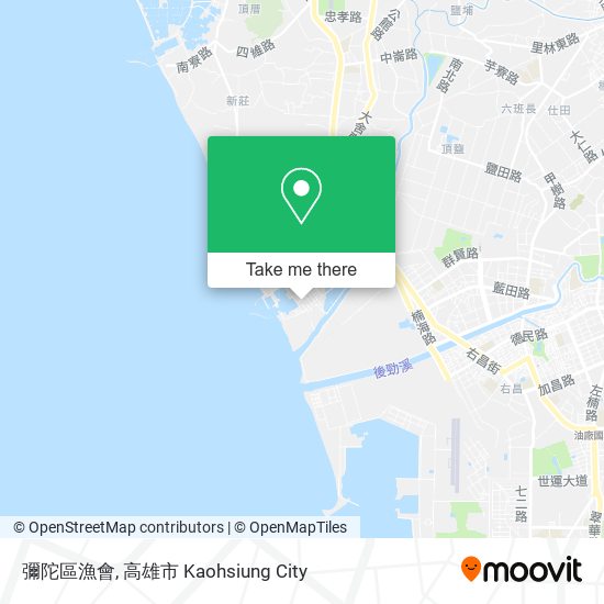 彌陀區漁會 map