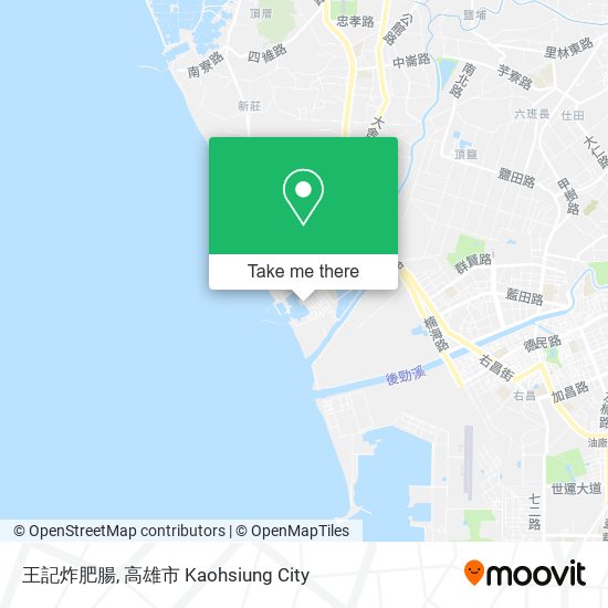 王記炸肥腸 map