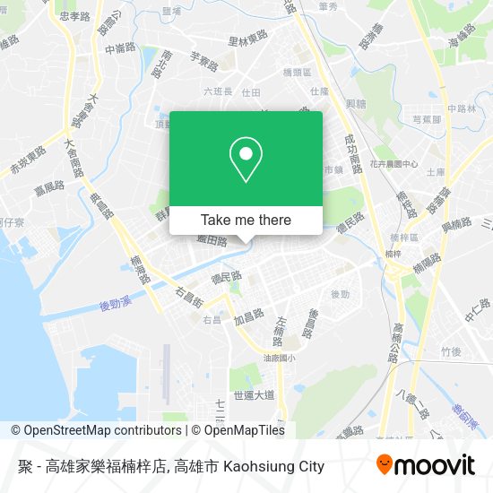聚 - 高雄家樂福楠梓店地圖