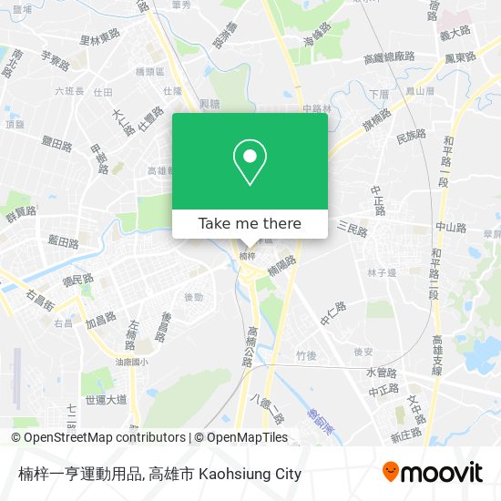 楠梓一亨運動用品 map