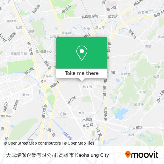 大成環保企業有限公司地圖