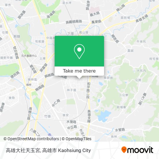 高雄大社天玉宮地圖