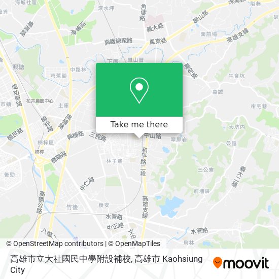 高雄市立大社國民中學附設補校 map