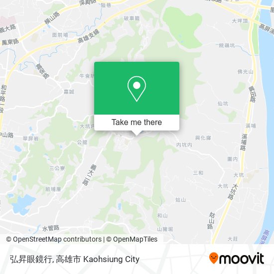 弘昇眼鏡行地圖