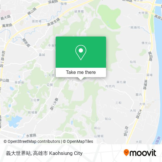 義大世界站地圖