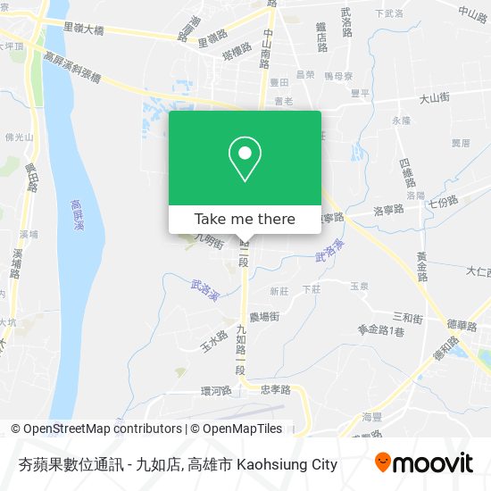 夯蘋果數位通訊 - 九如店 map