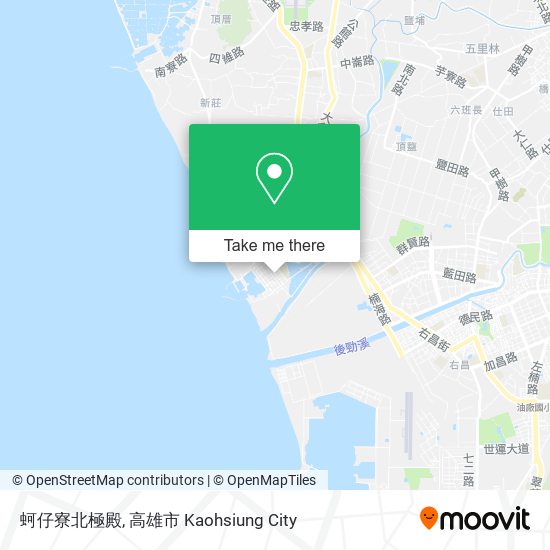 蚵仔寮北極殿 map