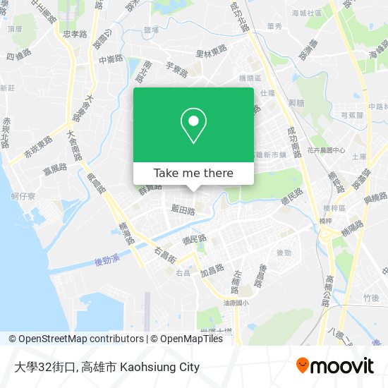 大學32街口 map