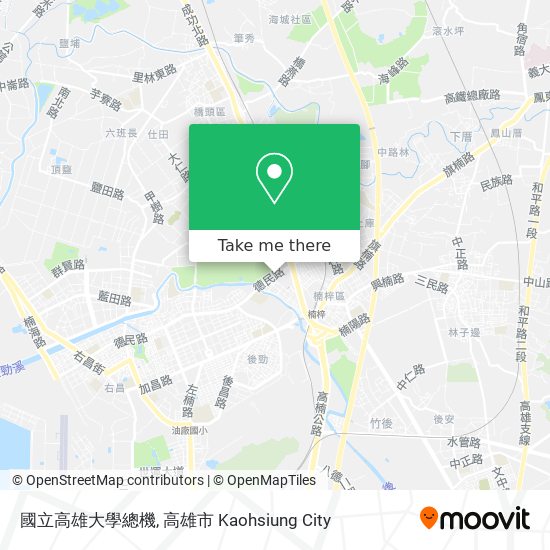 國立高雄大學總機 map