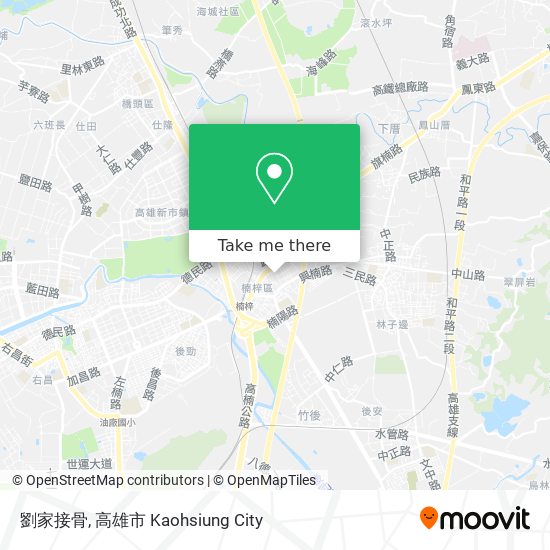 劉家接骨 map