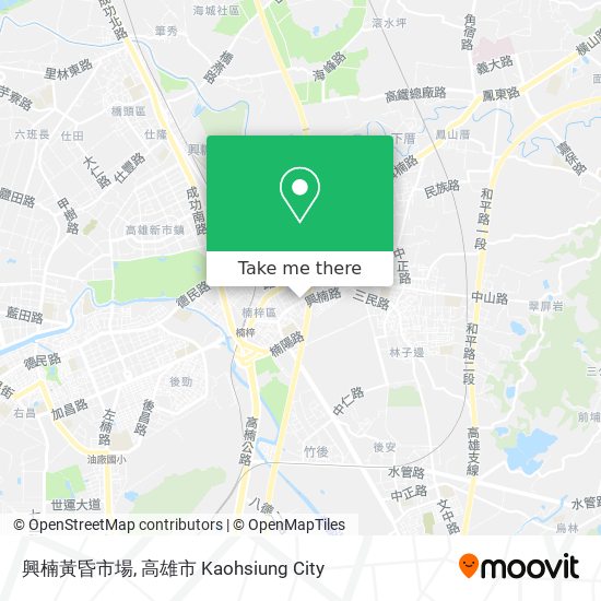 興楠黃昏市場地圖