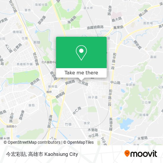 今宏彩貼 map