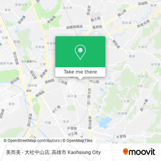 美而美 - 大社中山店 map