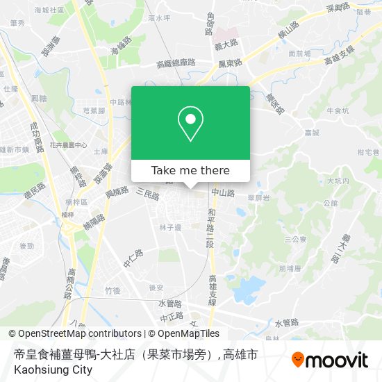 帝皇食補薑母鴨-大社店（果菜市場旁） map
