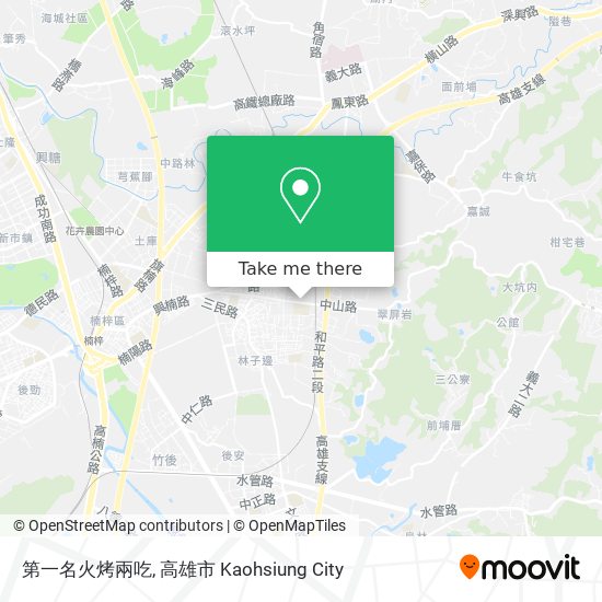 第一名火烤兩吃地圖