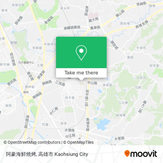 阿豪海鮮燒烤地圖