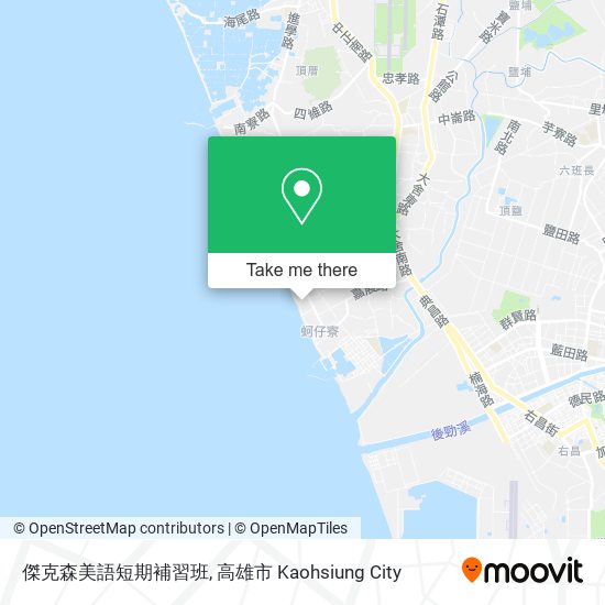 傑克森美語短期補習班 map