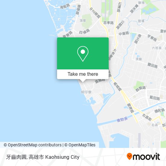 牙齒肉圓 map