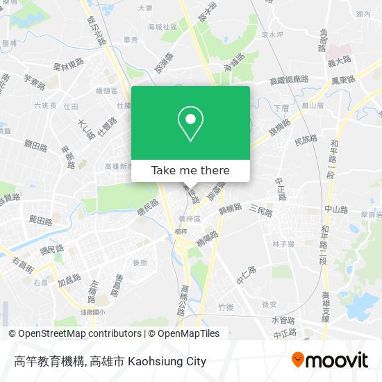 高竿教育機構 map