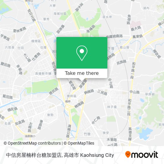 中信房屋楠梓台糖加盟店 map