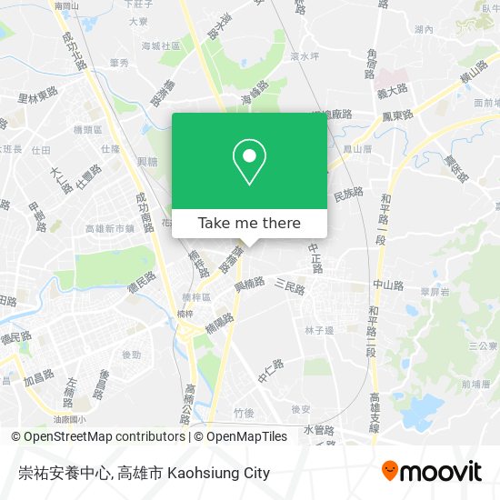崇祐安養中心地圖