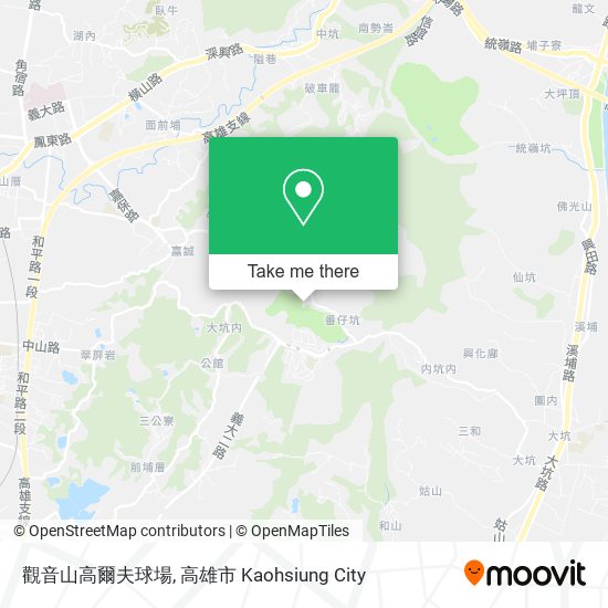 觀音山高爾夫球場 map