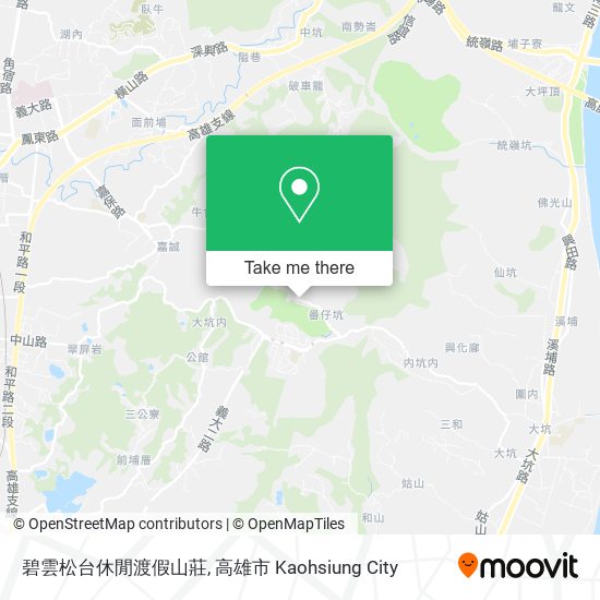 碧雲松台休閒渡假山莊 map