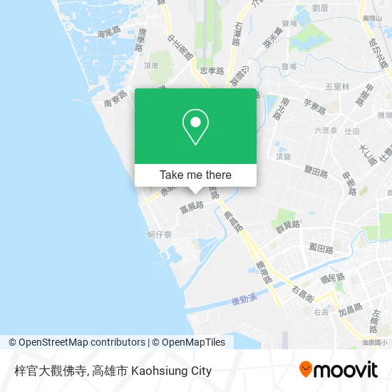 梓官大觀佛寺 map