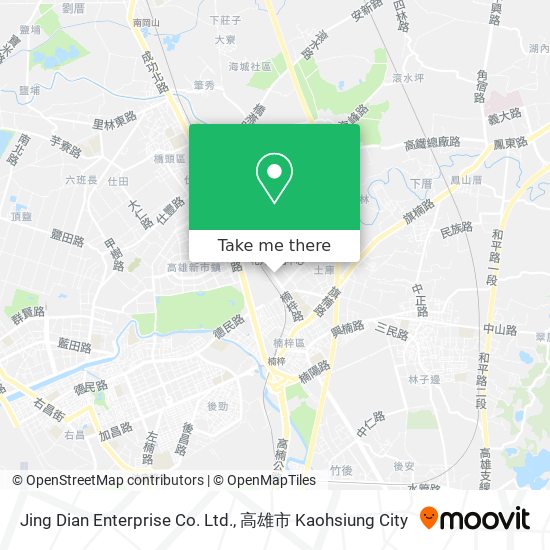 Jing Dian Enterprise Co. Ltd. map