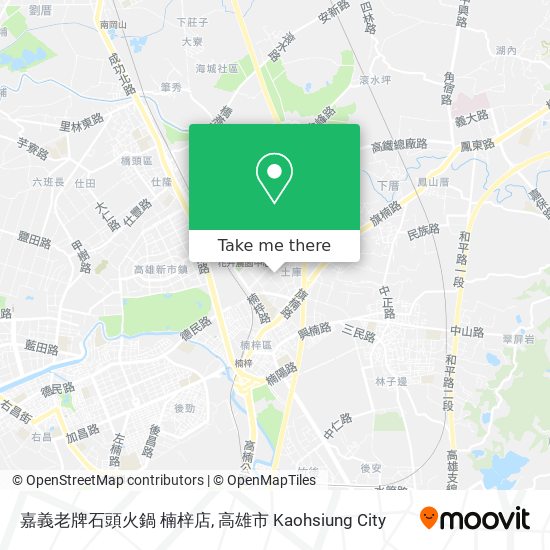 嘉義老牌石頭火鍋 楠梓店 map
