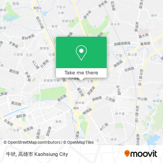 牛吠 map