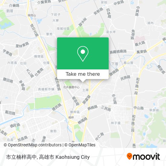 市立楠梓高中地圖