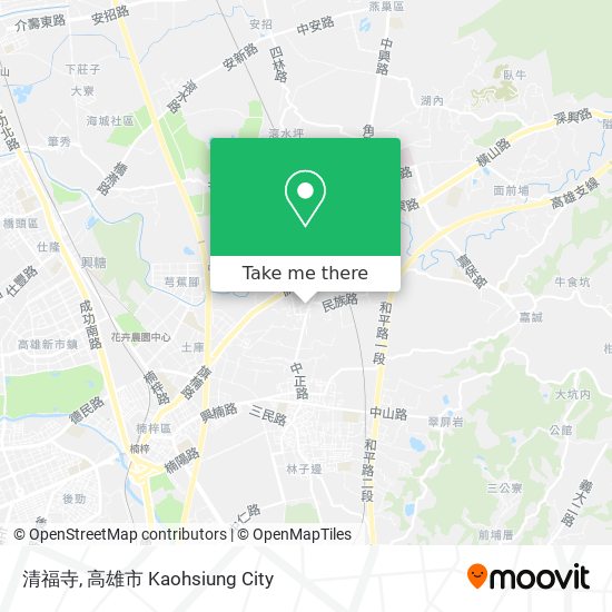 清福寺地圖