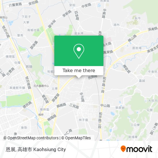 恩展 map