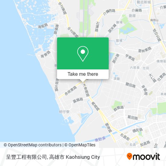 呈豐工程有限公司地圖