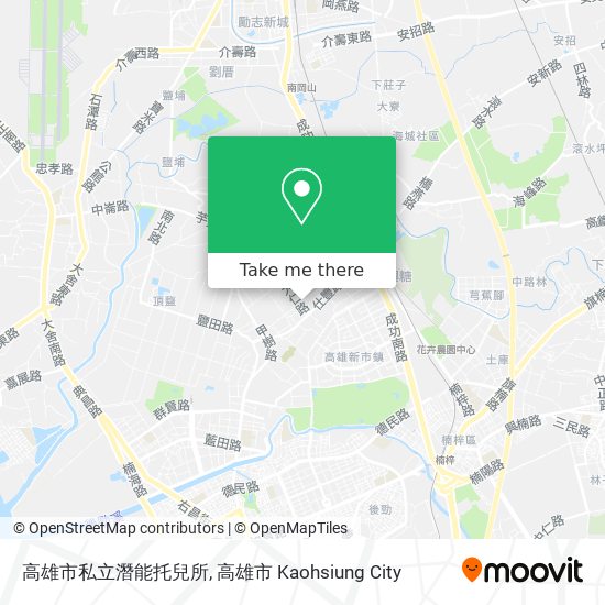 高雄市私立潛能托兒所 map