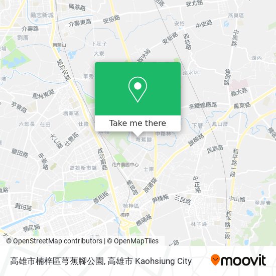 高雄市楠梓區芎蕉腳公園 map