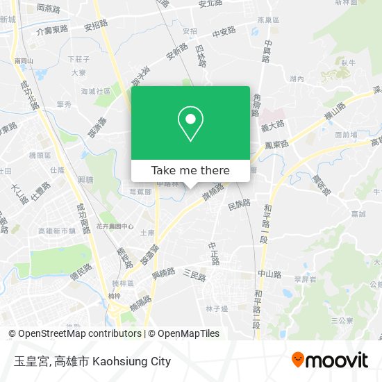 玉皇宮 map