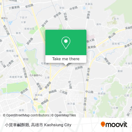 小貨車鹹酥雞地圖