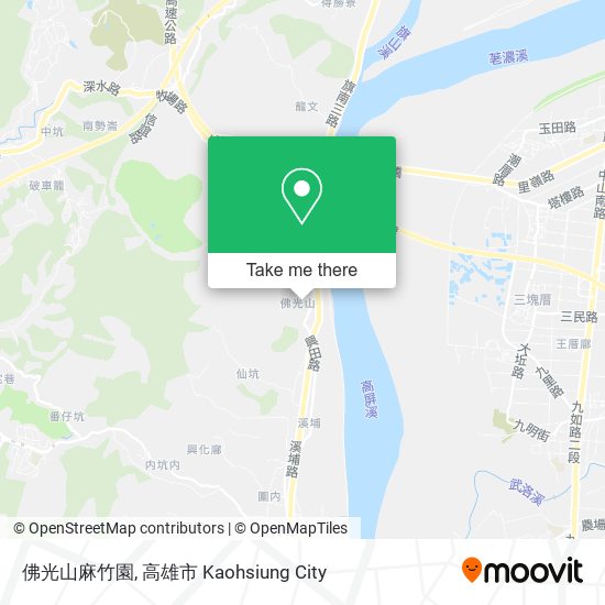 佛光山麻竹園 map