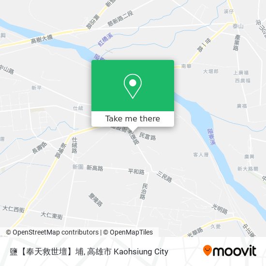 鹽【奉天救世壇】埔地圖