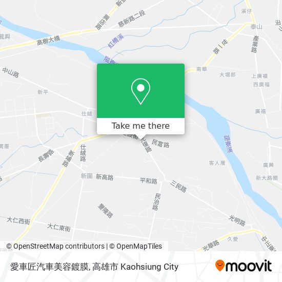 愛車匠汽車美容鍍膜 map