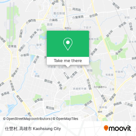 仕豐村 map