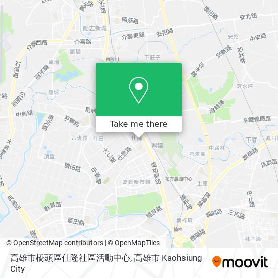 高雄市橋頭區仕隆社區活動中心 map