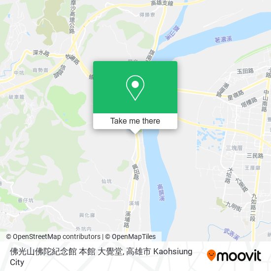 佛光山佛陀紀念館 本館 大覺堂 map