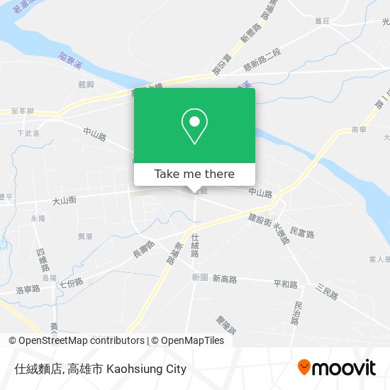 仕絨麵店地圖
