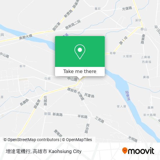 增達電機行 map
