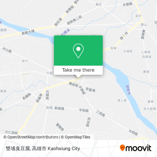 雙埔臭豆腐 map