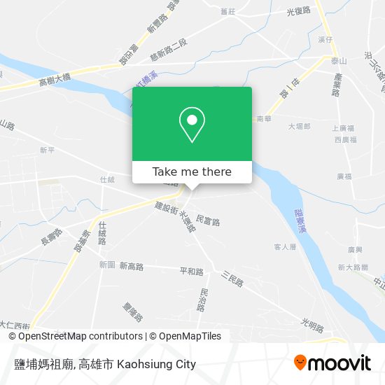 鹽埔媽祖廟 map