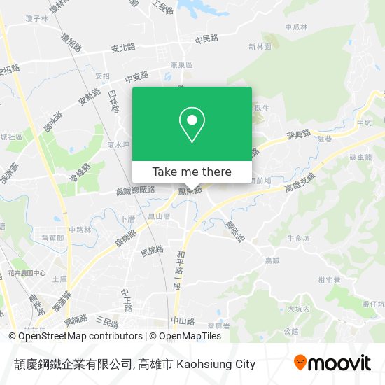 頡慶鋼鐵企業有限公司地圖